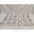 auto exhaust system titanium pie cut pieces